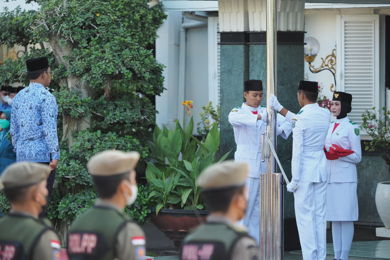 Foto utama berita: Peringati Sumpah Pemuda, Pemkot Madiun Gelar Upacara Di Balai Kota