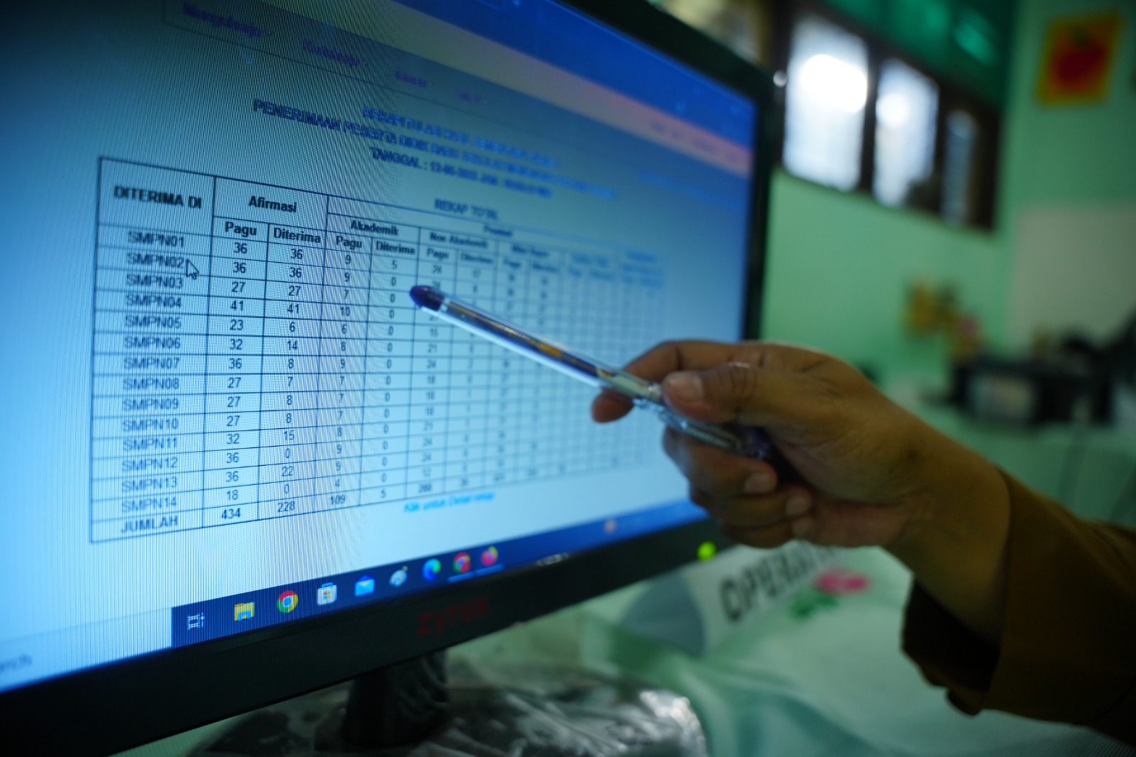 Foto 2 dari 4: Dindik Pantau Pelaksanaan PPDB Jalur Online Tahap 1
