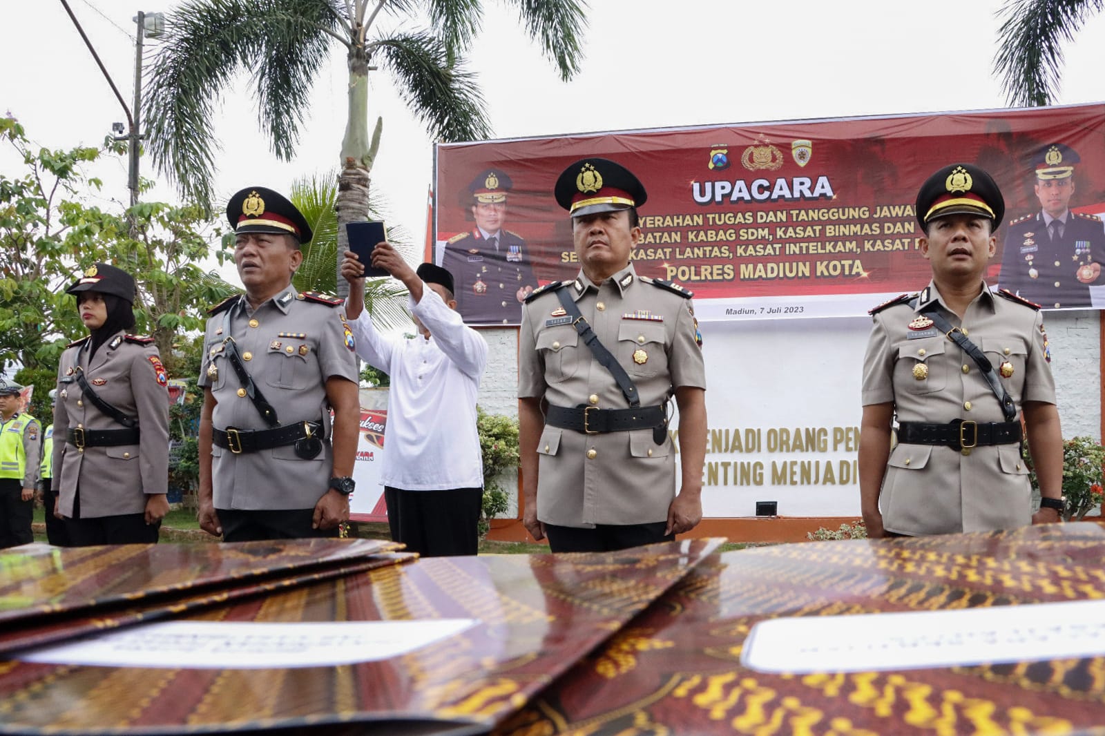 Penyegaran Institusi, Sejumlah Pejabat Utama Polres Madiun Kota Dimutasi