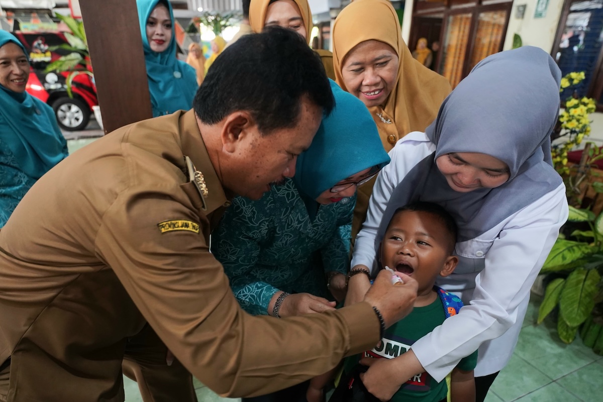 Pantau Vaksinasi Polio Serentak, Wali Kota Dr. Maidi: Generasi Emas Kedepan Harus Kita Antisipasi