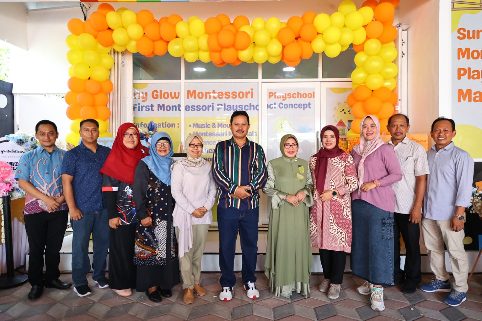 Foto 9 dari 9: Turut Resmikan Sunny Glow Montessori, Wali Kota Harap Jadi Penyempurna Kualitas Pendidikan Di Kota Madiun