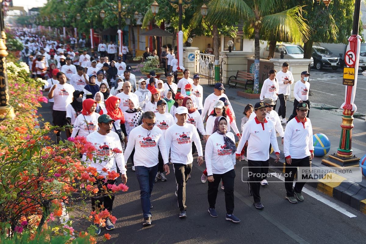 Semarak HUT ke-78, PMI Gelar Jalan Santai Hingga Donor Darah