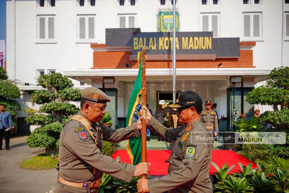 Kirab Pataka Jer Basuki Mawa Beya Sampai di Kota Madiun, Langsung Diberangkat ke Daerah Selanjutnya