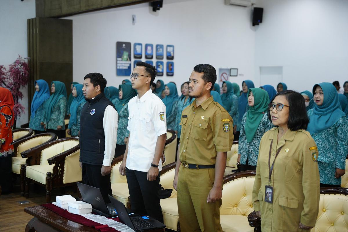 Foto 4 dari 8: Buka Sosialisasi Keamanan Informasi dan Perlindungan Data Pribadi Bagi PKK, Wali Kota Ingatkan Pentingnya Menjaga Privasi Diri