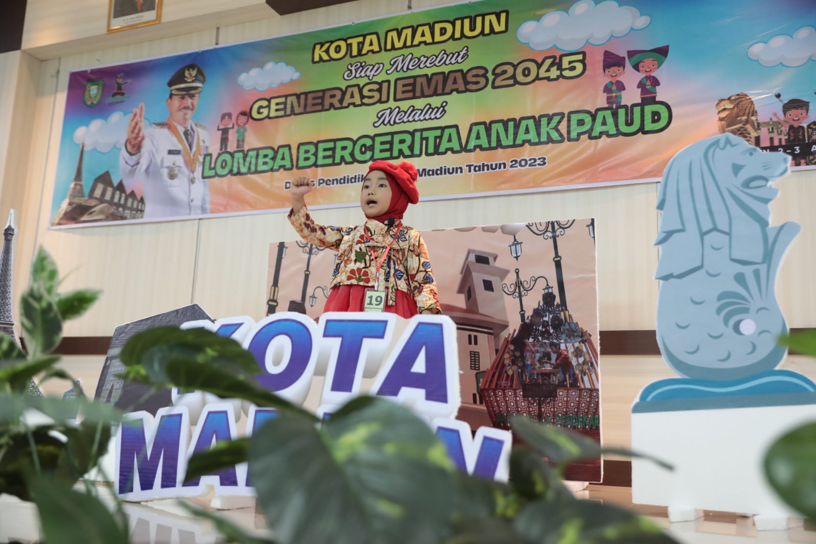 Foto 2 dari 10: Asah Keterampilan Motorik dan Tingkatkan Literasi Siswa PAUD, Dindik Kota Madiun Gelar Serangkaian Lomba