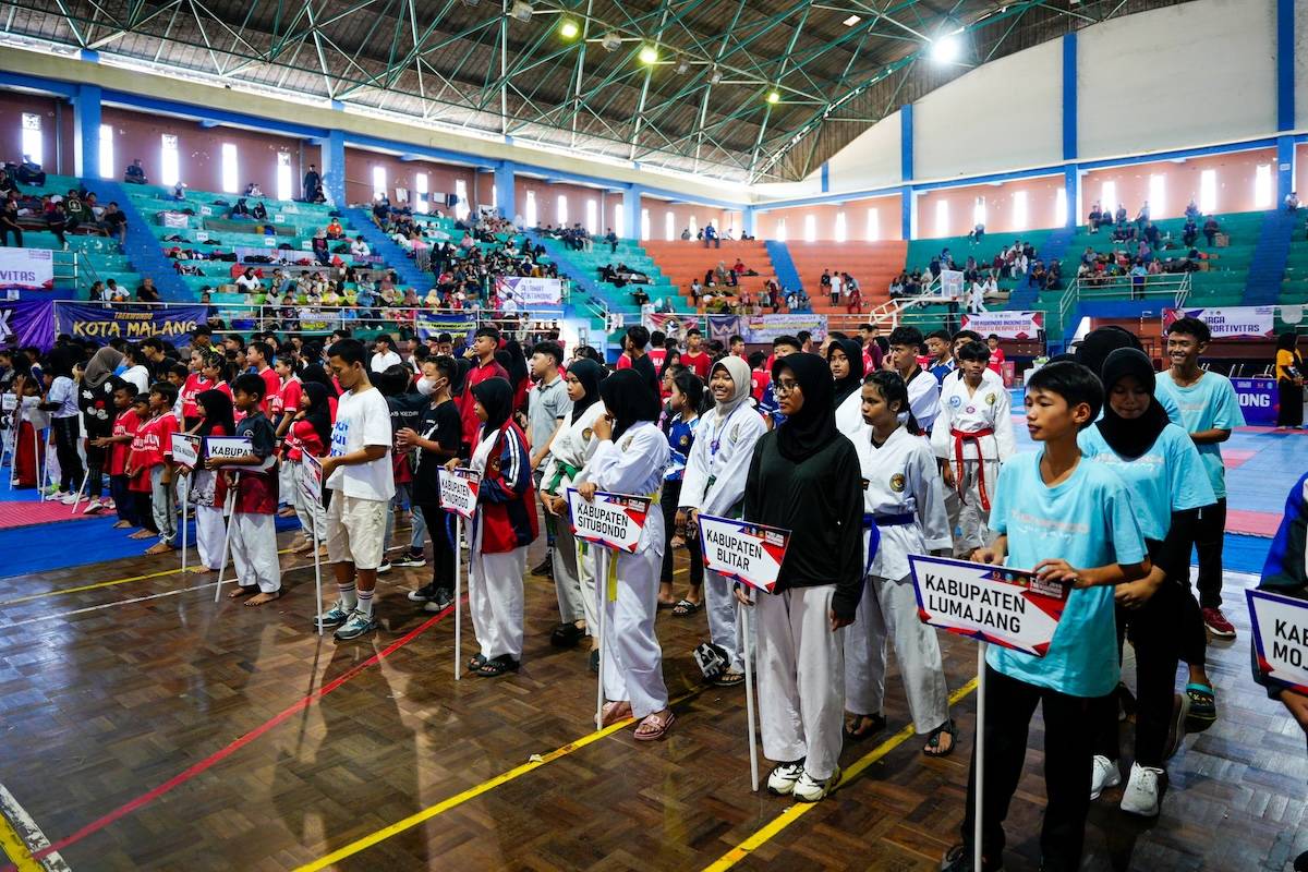Foto 6 dari 8: Buka Kejuaraan 2nd East Java Taekwondo Championship, Wali Kota: Kota Madiun Pas Menjadi Tuan Rumah