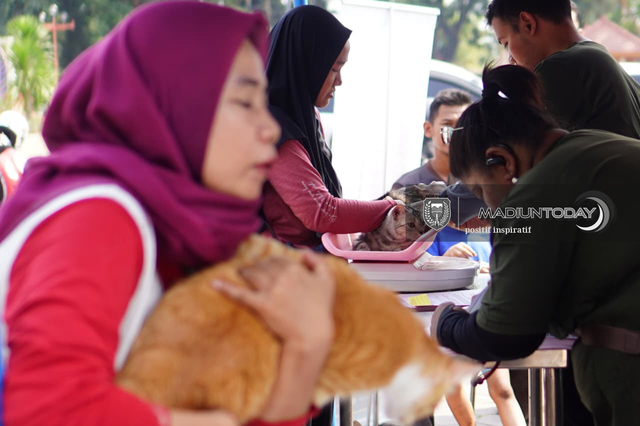 Foto 12 dari 19: Bukan Cuma yang Sakit, 100 Hewan Peliharaan Diperiksa Gratis di RTH Kanigoro