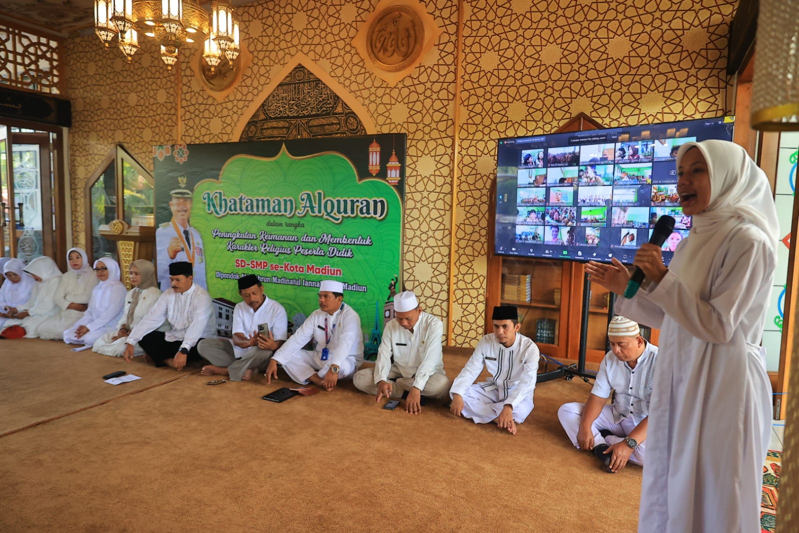 Foto 1 dari 13: Buka Khataman Alquran dan Tinjau Pondok Ramadan, Wali Kota: Ramadan Momentum Bangun Karakter Religius