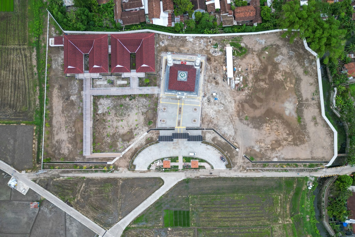 Foto 8 dari 9: Susul Bangunan Asrama, Pembangunan Masjid Pondok Lansia Juga Nyaris Selesai