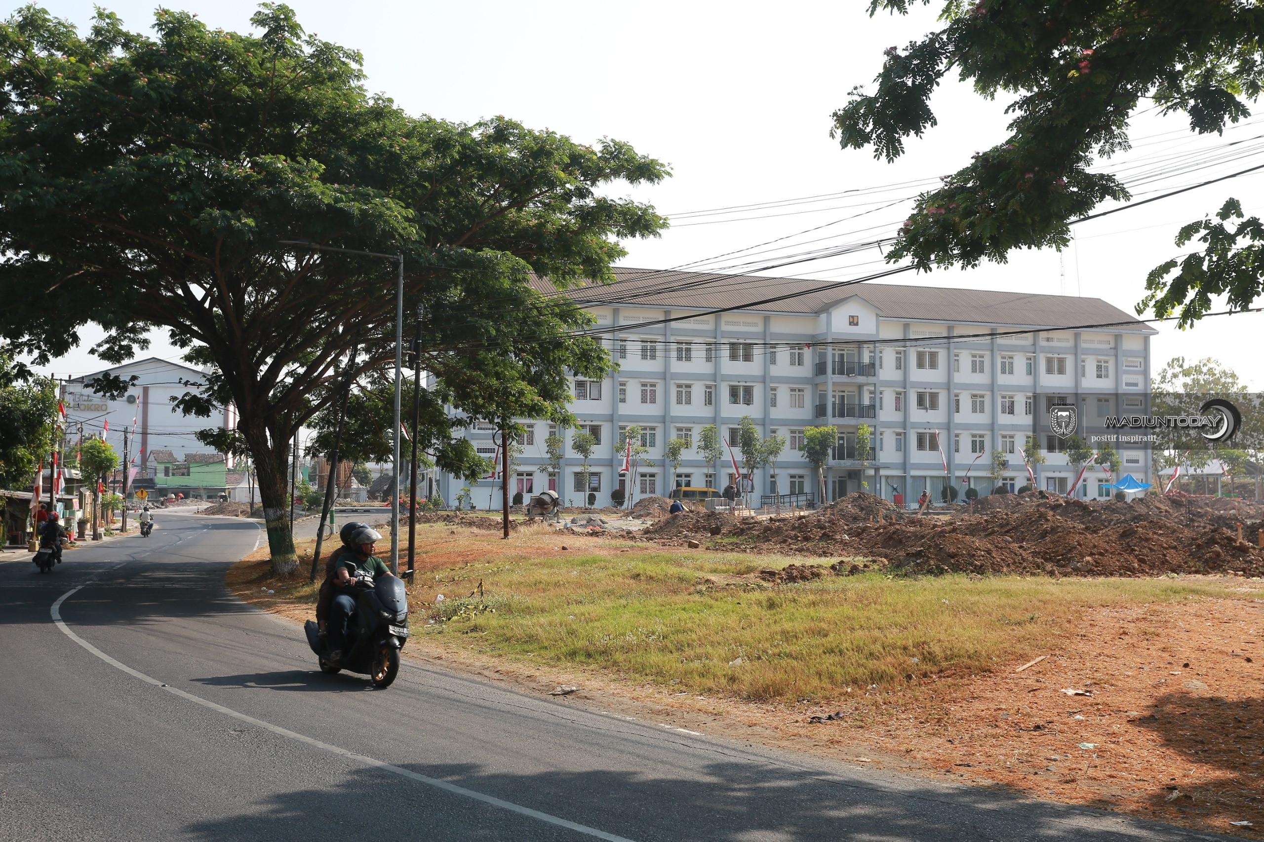 Foto 1 dari 4: Rusunawa Hayam Wuruk Madiun Bakal Dilengkapi RTH 5.000 Meter Persegi, Ada Jogging Track hingga Area UMKM