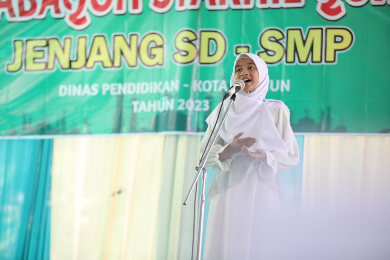 Foto 6 dari 11: Wadahi Potensi Religi Siswa, Dindik Kota Madiun Gelar Musabaqah Syarhil Qur'an