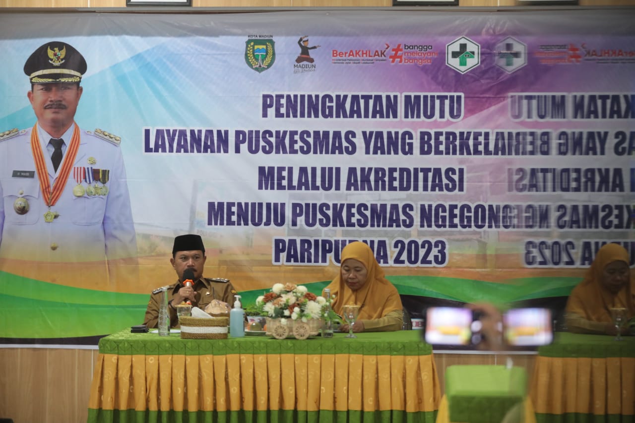 Foto 7 dari 9: Menuju Akreditasi Paripurna, Wali Kota Beri Arahan Puskesmas Ngegong