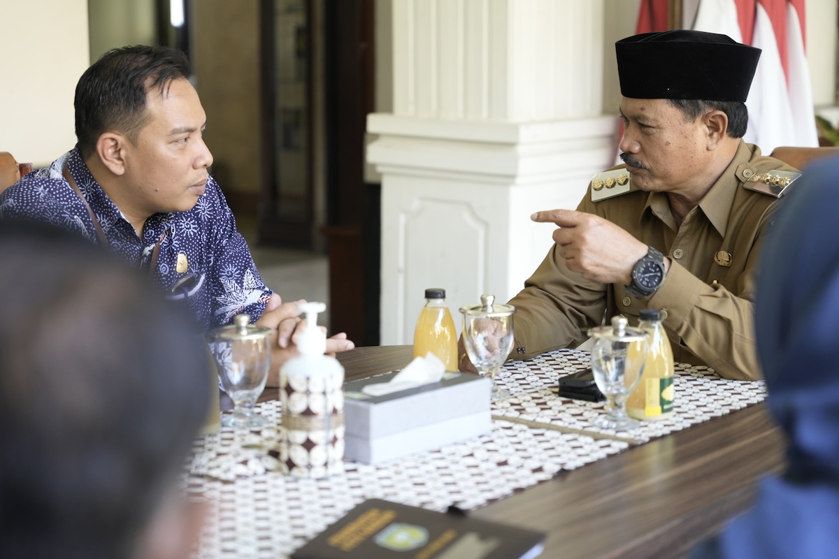 Foto 1 dari 4: Audiensi dengan Wali Kota, Ketua KPU Kota Madiun Laporkan Progres Tahapan Pemilu