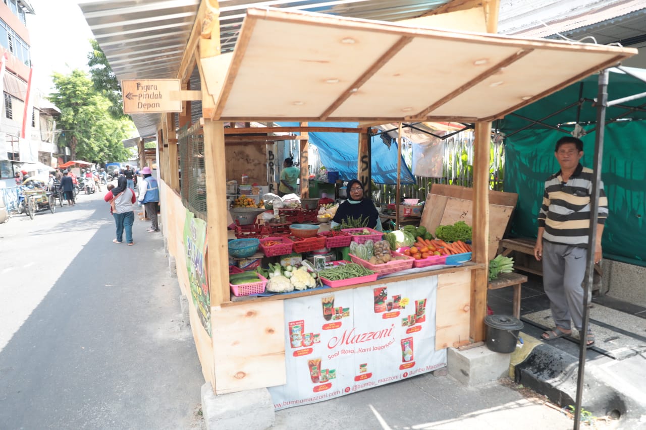 Foto 3 dari 9: Pasar Kawak Mulai Dibangun, Dinas Perdagangan Fasilitasi Kebutuhan Pedagang Di Area Relokasi