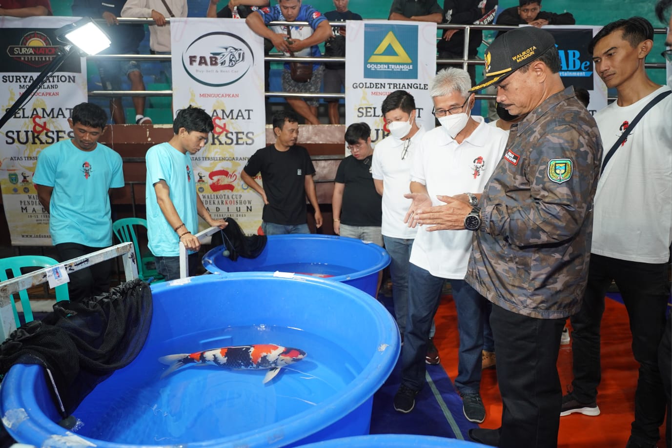 Foto 5 dari 10: Buka Wali Kota Cup Pendekar Koi Show, Wali Kota Buka Pintu Lebar-lebar Event di Kota Pendekar