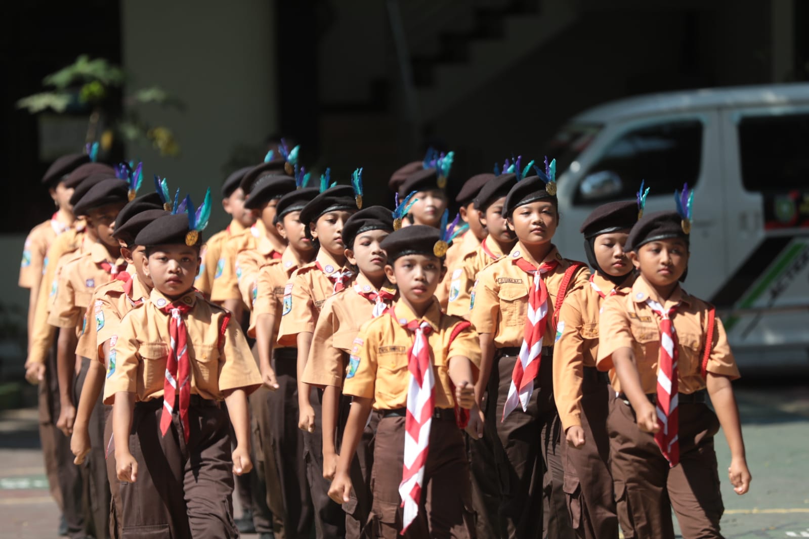 Foto 5 dari 13: Keluar Sebagai Juara Pertama, Regu Pocil dari Kartoharjo Berhak Maju Wakili Kota Madiun di Tingkat Provinsi