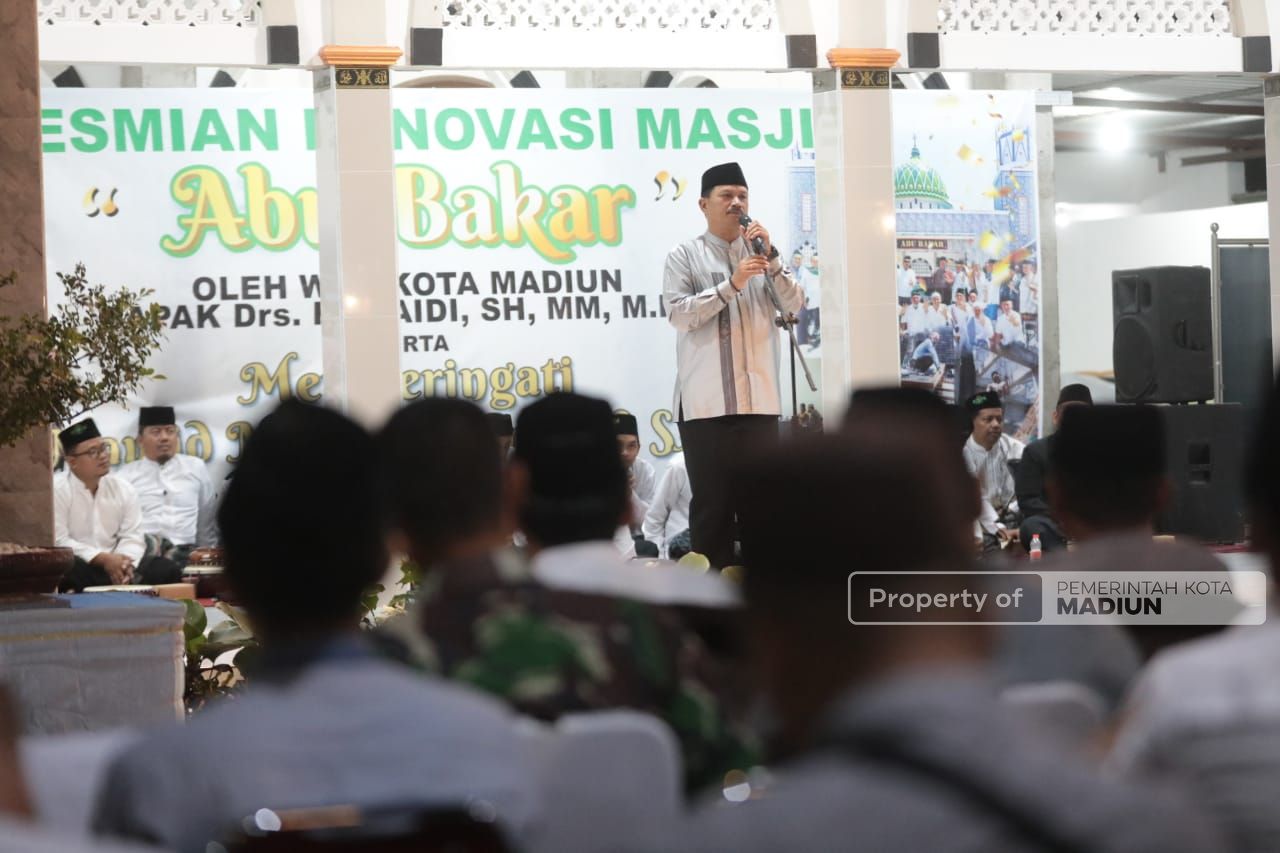 Resmikan Masjid Abu Bakar, Wali Kota Harap Bawa Keberkahan Bagi Sekitar