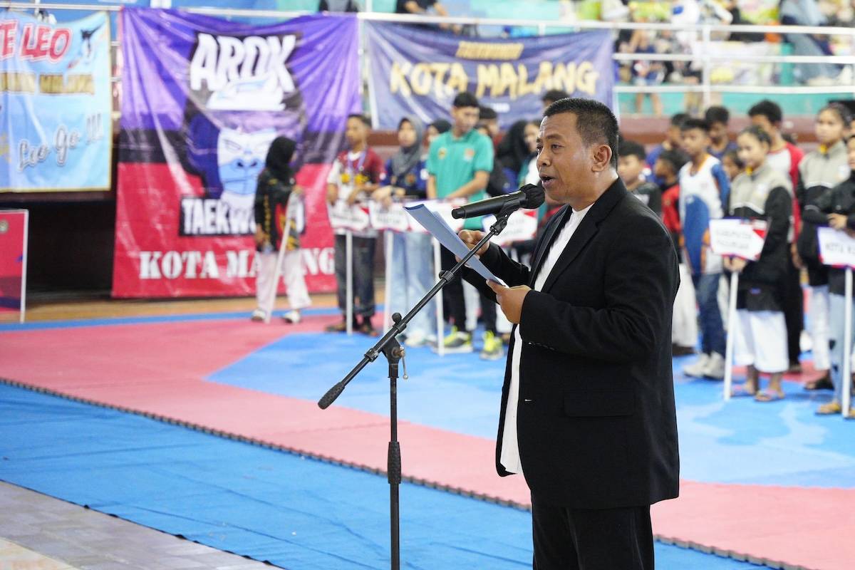 Foto 5 dari 8: Buka Kejuaraan 2nd East Java Taekwondo Championship, Wali Kota: Kota Madiun Pas Menjadi Tuan Rumah