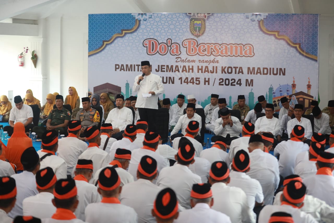 Gelar Doa Bersama CJH, Pj. Wali Kota Titip Doa Untuk Kota Madiun