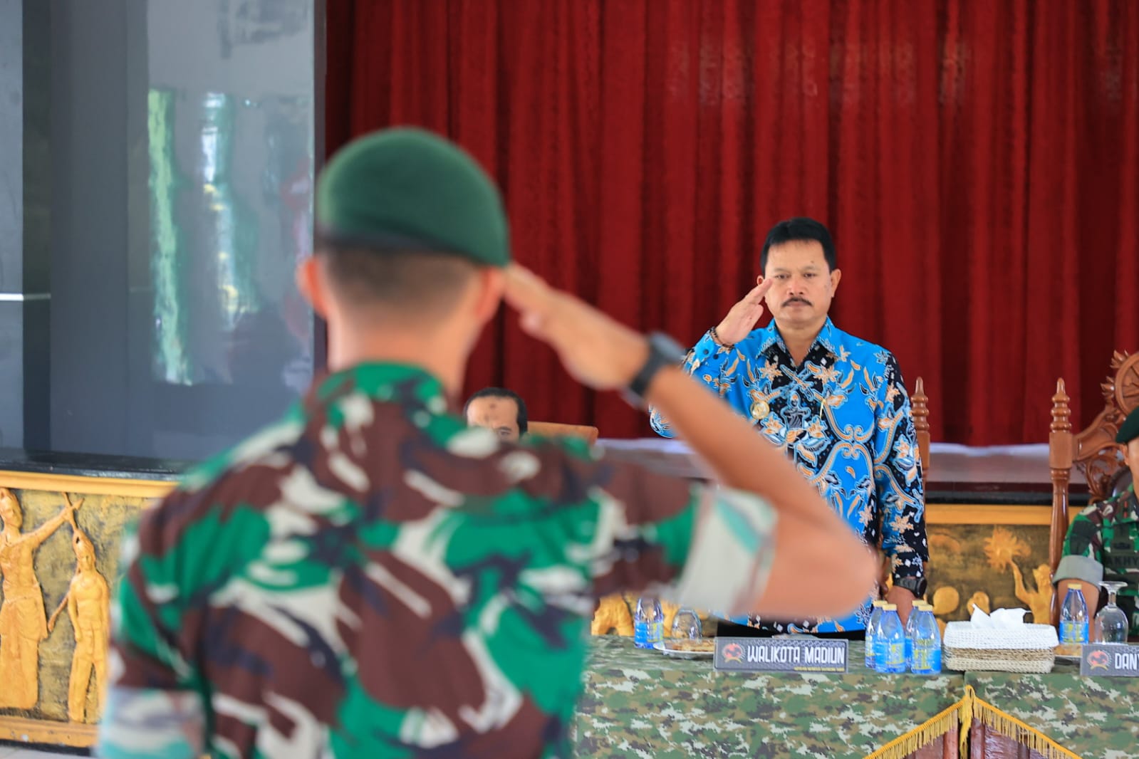Tingkatkan Kedisiplinan, PDAM Gelar Pembinaan Pegawai Bersama Batalyon Infanteri 501