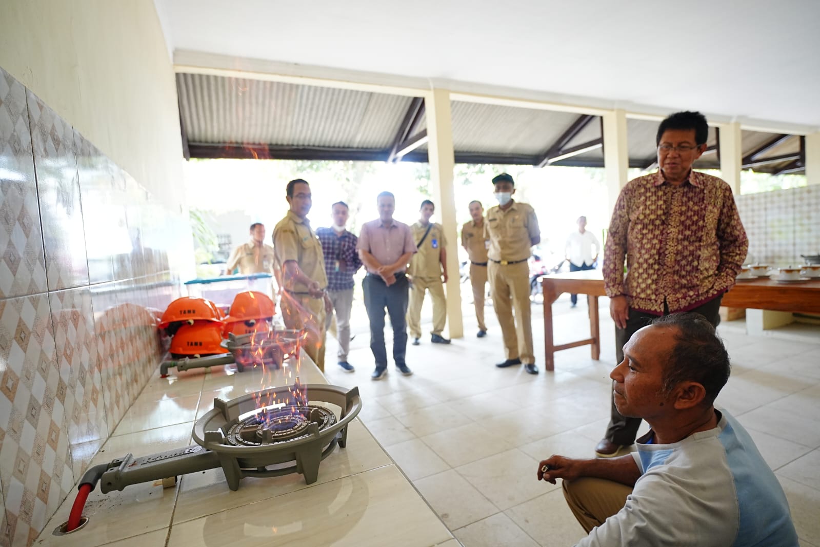 Foto 1 dari 10: Assessment Dengan Tim UT Berakhir, Tim Juga Tinjau Pengelolaan Gas Metan di TPA