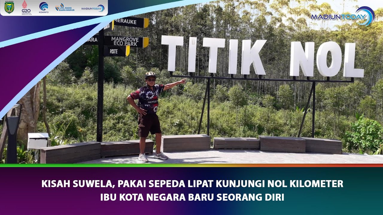 Foto utama berita: BINGKAI CERITA - KISAH SUWELA, PAKAI SEPEDA LIPAT KUNJUNGI IBUKOTA NEGARA BARU SEORANG DIRI
