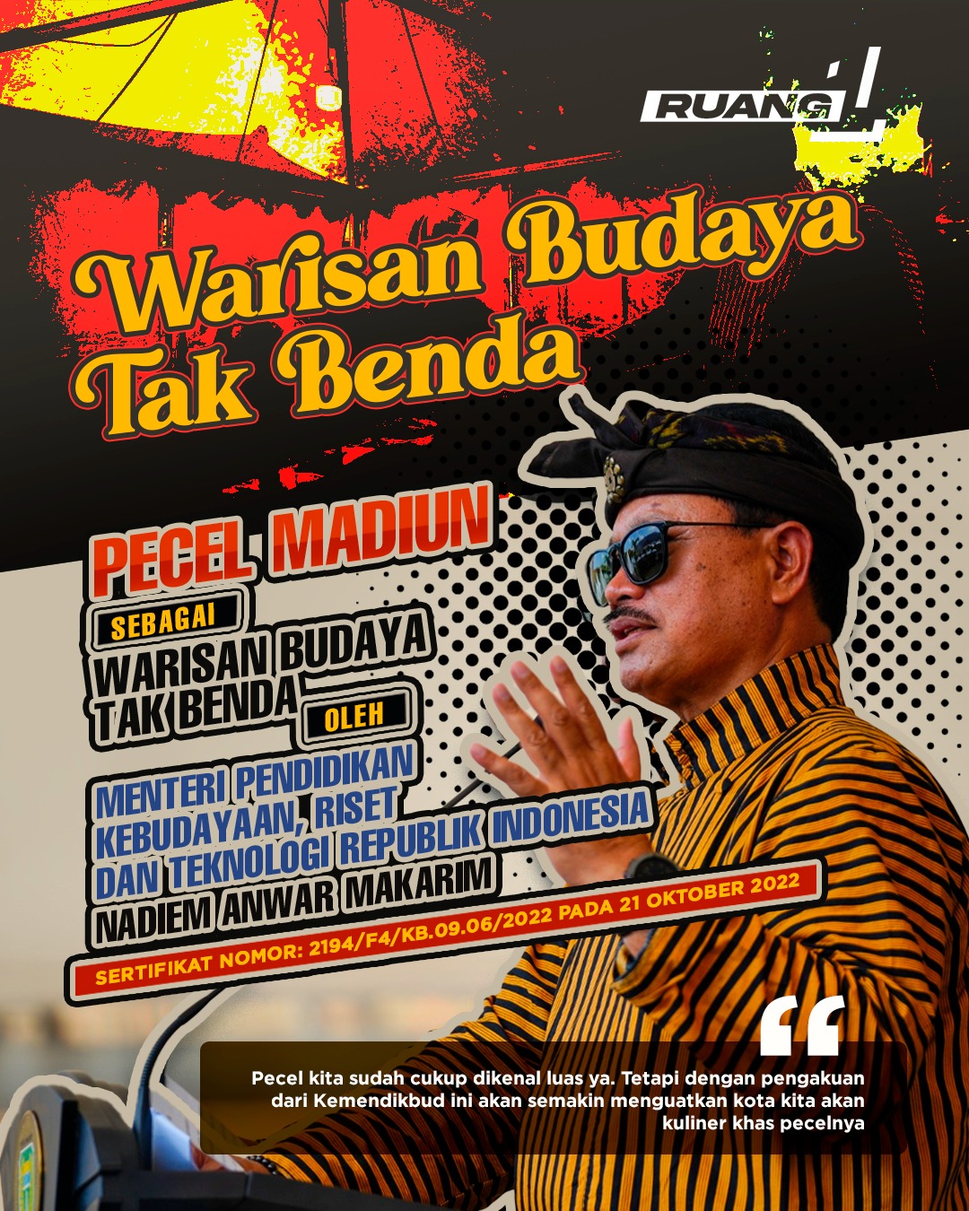 Foto utama berita: Warisan Budaya Tak Benda