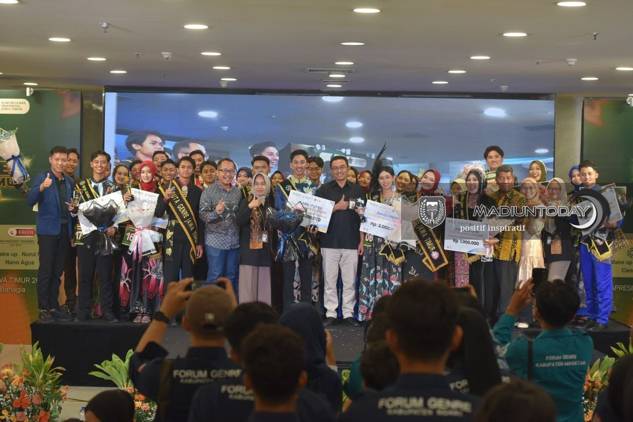 Foto 3 dari 3: Pahami Isu Remaja hingga Father Involvement, Keira Bawa Kota Madiun Juara 1 Duta Genre Jatim 2026