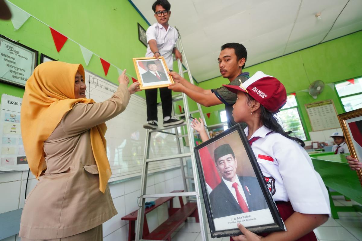 Foto 9 dari 18: Sambut Presiden Baru