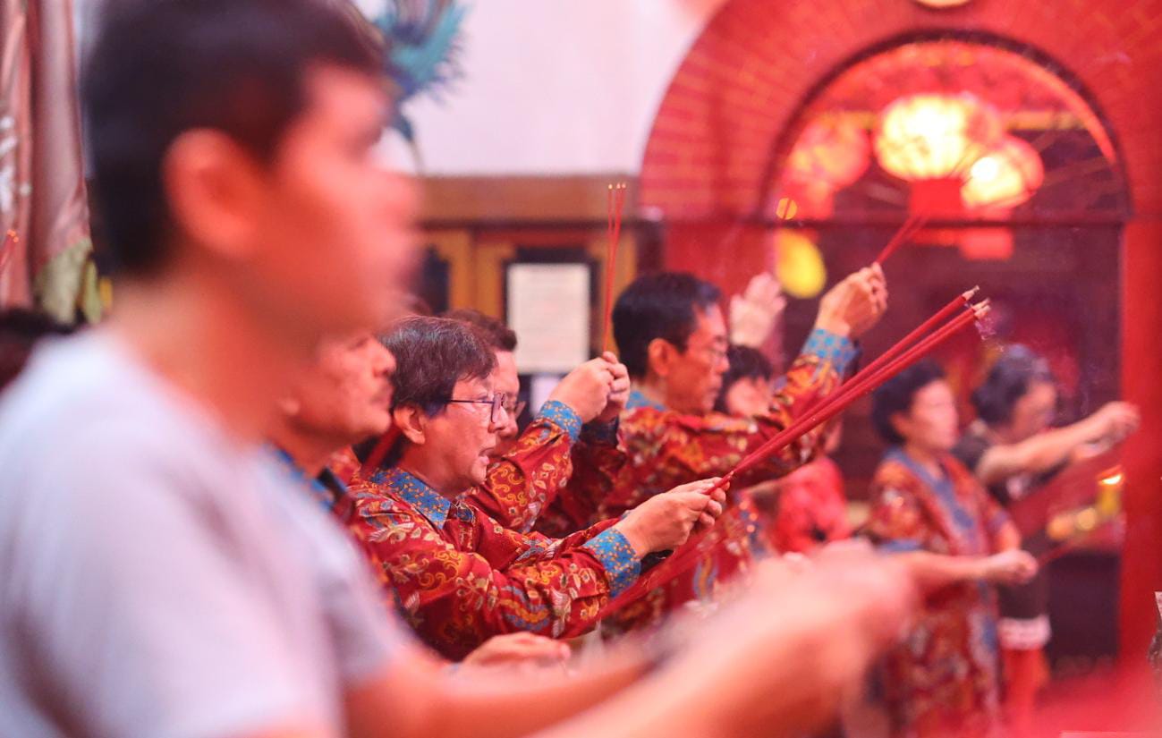Foto utama berita: Sembahyang Syukur Seraya Mengharap Keselamatan di Perayaan Cap Go Meh