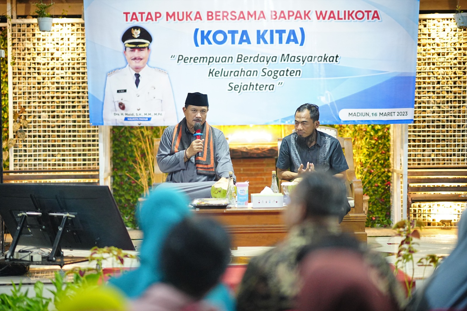 Foto 4 dari 10: Kota Kita di Kelurahan Sogaten, Wali Kota Serap Aspirasi Jelang Ramadan
