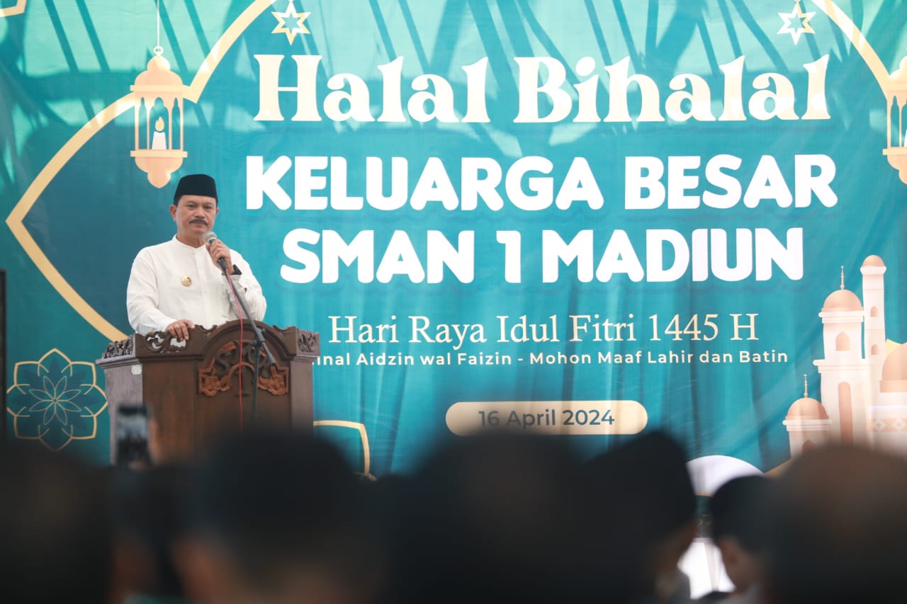 Halal Bihalal Bersama Keluarga Besar Smasa, Wali Kota: Investasi Pendidikan Tidak Boleh Gagal di Kota Madiun
