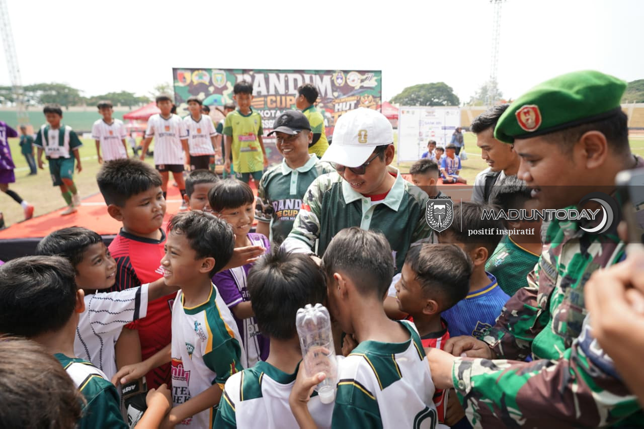 Foto 2 dari 19: Dari KU 10 hingga KU 12, Talenta Sepak Bola Cilik Asah Mental di Dandim Cup I Kota Madiun