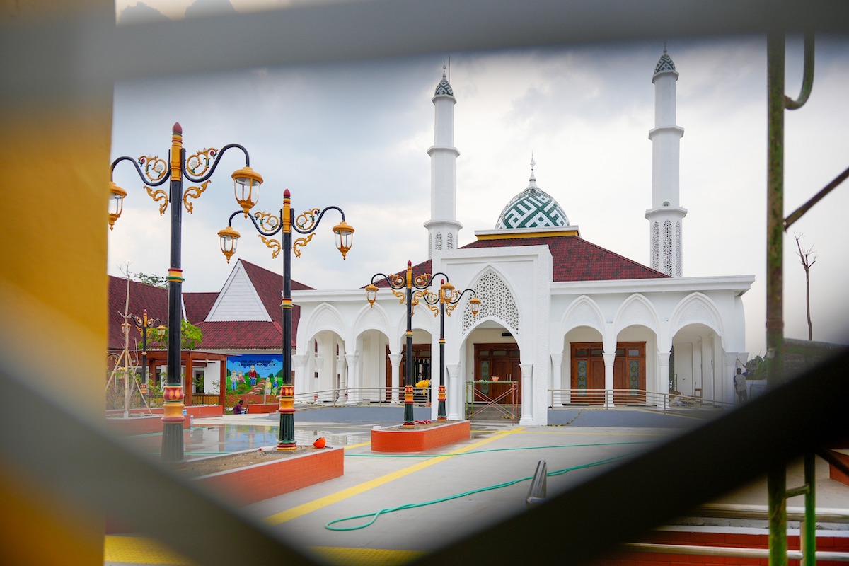 Foto 9 dari 9: Susul Bangunan Asrama, Pembangunan Masjid Pondok Lansia Juga Nyaris Selesai