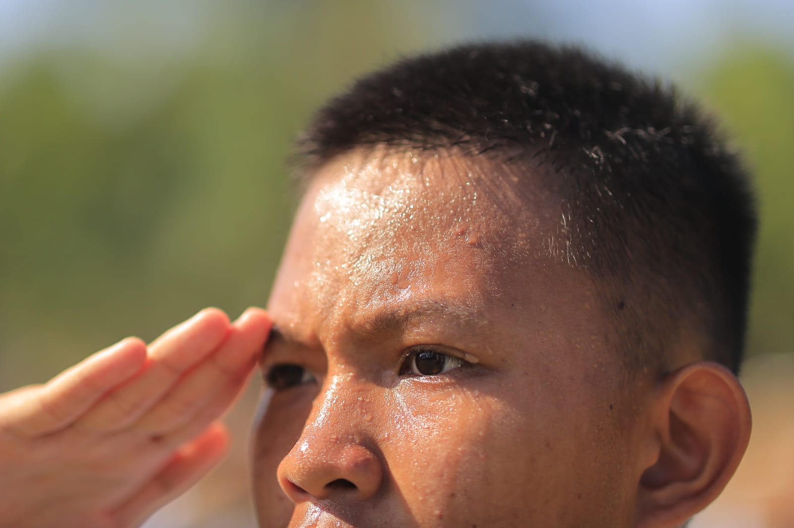Foto 3 dari 9: Latihan Pengibaran Bendera
