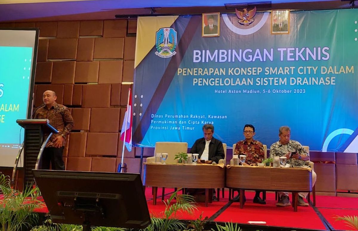 Foto 1 dari 3: Kota Madiun Jadi Lokasi Bimtek Smart City Pengelolaan Drainase, Kabid Perkim Provinsi: Kota Madiun Percontohan Nasional