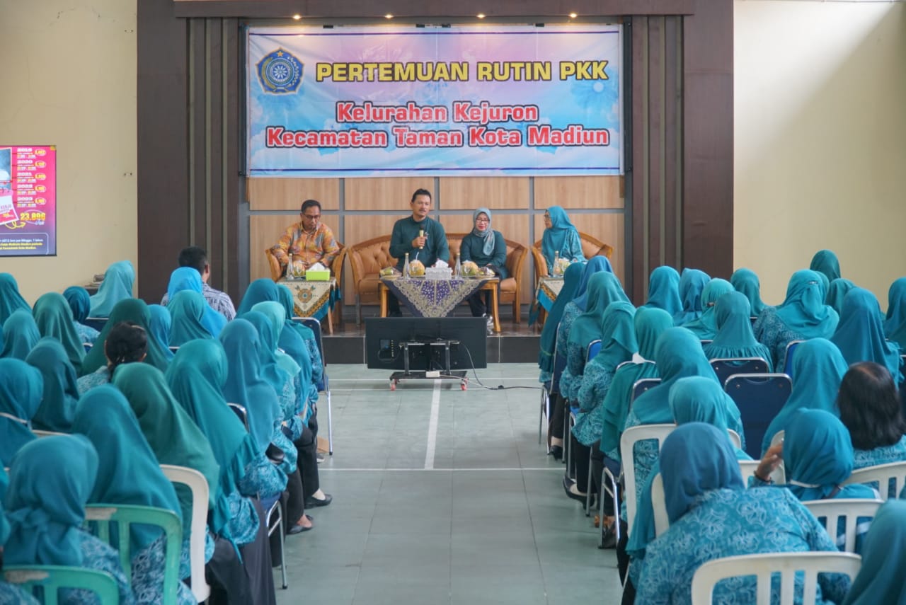Bertemu TP PKK Kelurahan Kejuron, Wali Kota Pesan Perkuat Sinergi