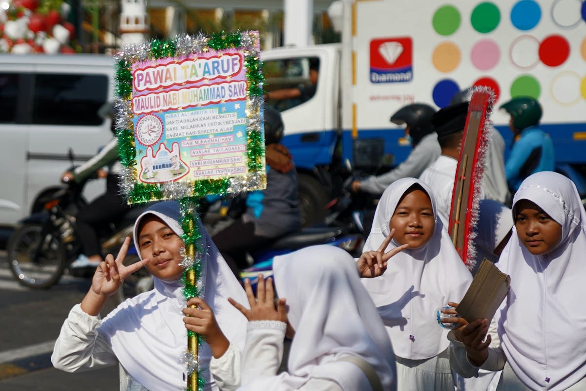 Foto 6 dari 9: Sebarkan Pesan Religi di Pawai Ta’aruf Safari Maulud Nabi