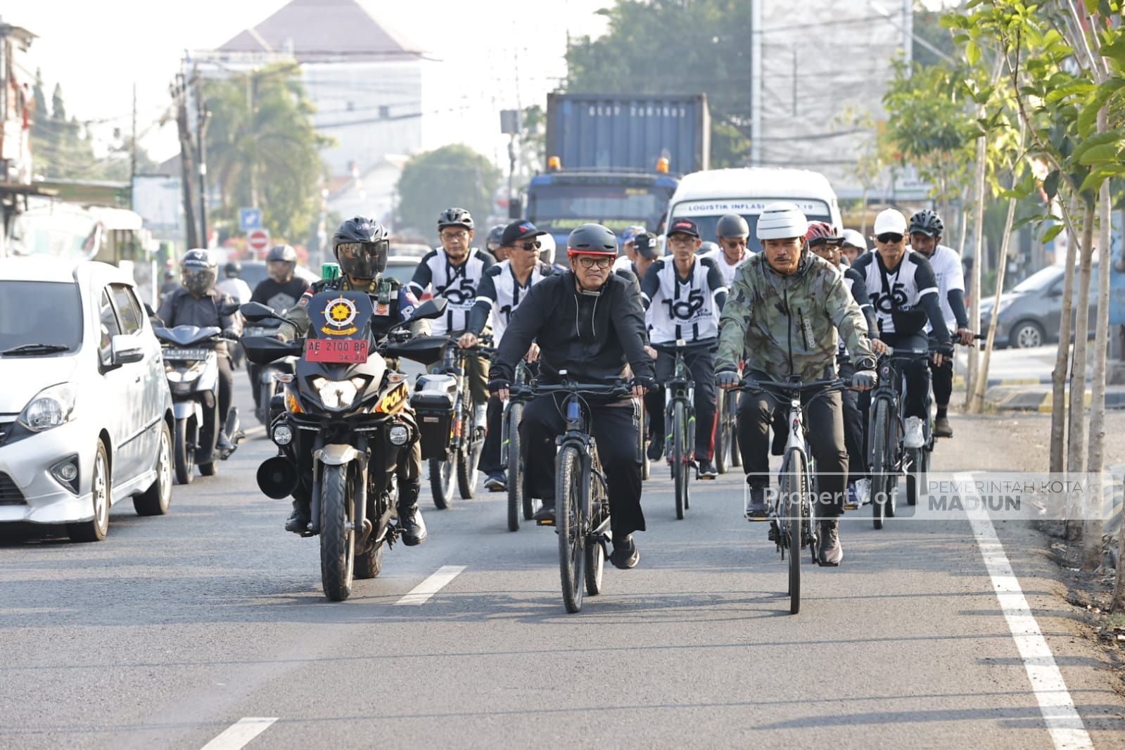 Foto utama berita: Gowes Pagi, Wali Kota Sidak Sejumlah Pembangunan