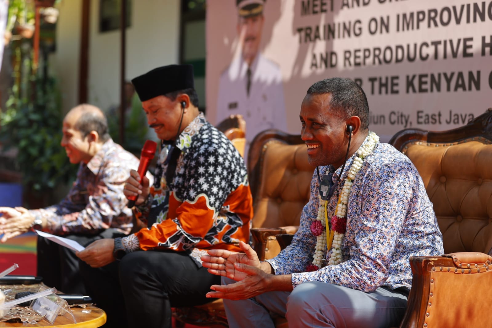 Foto 7 dari 9: Datang Untuk Belajar Kesehatan, Ketua Delegasi Kenya: Kita Belajar Banyak Hal di Kota Madiun
