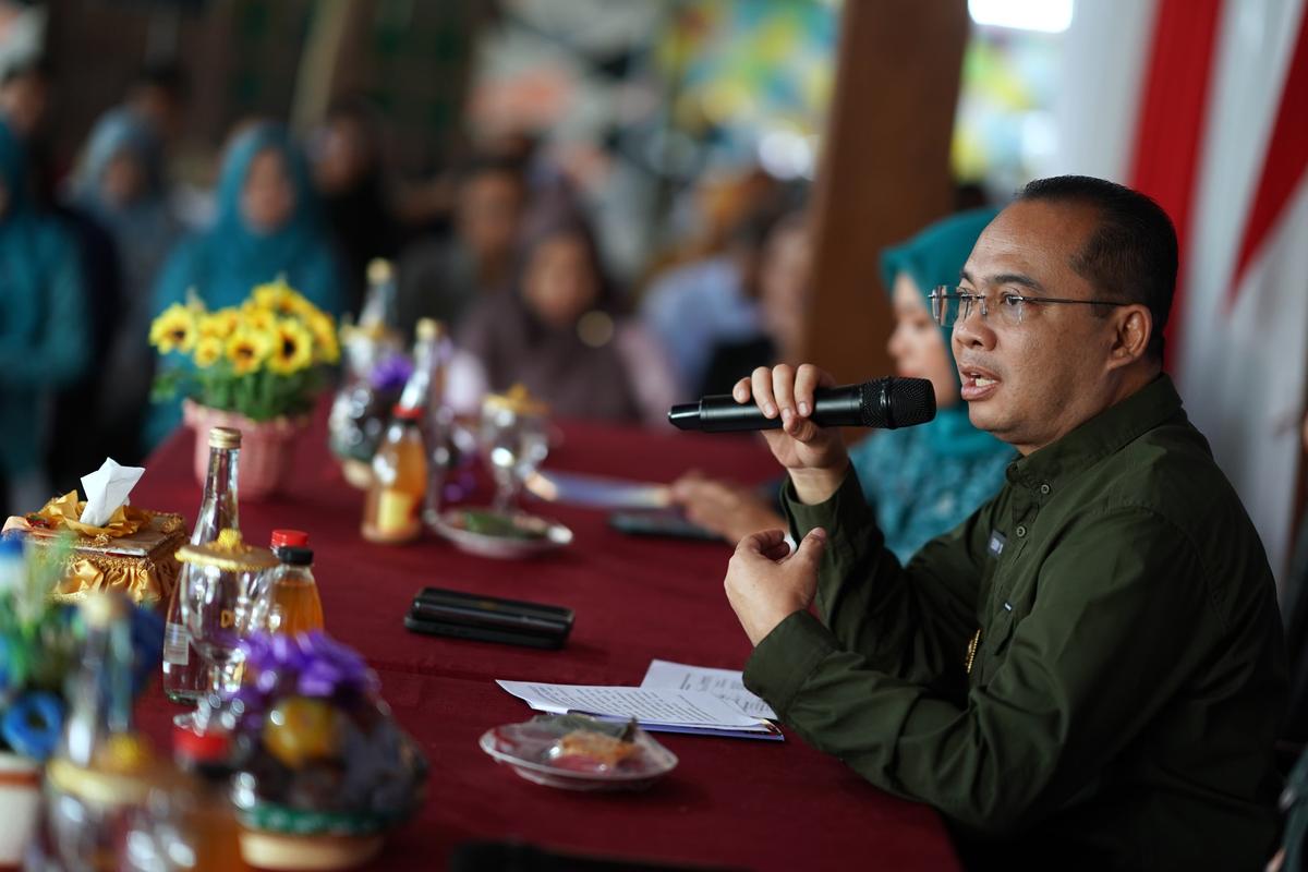 Terima Tim Penilai Lomba Pelaksana Gotong Royong Terbaik Provinsi Jatim, Pj Wali Kota Optimis Juara