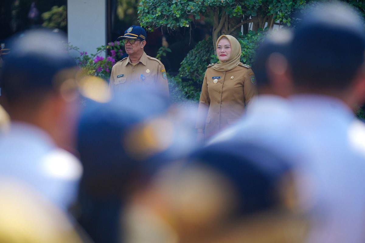Foto 3 dari 7: Apel Pejabat di Lingkup Pemkot Madiun, Wali Kota Pesan Jaga Sinergitas untuk Kemajuan Kota