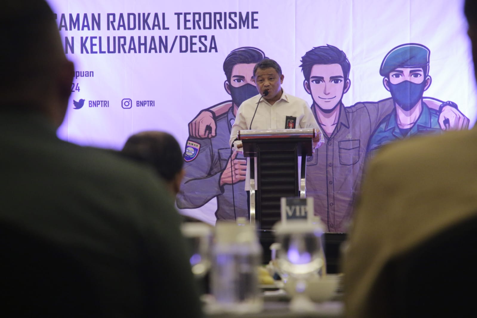 Foto 1 dari 10: Kewaspadaan Dini Terkait Terorisme, Pemkot Gandeng BNPT Gelar Sosialisasi Buku Saku Penanganan Terorisme di Kota Madiun