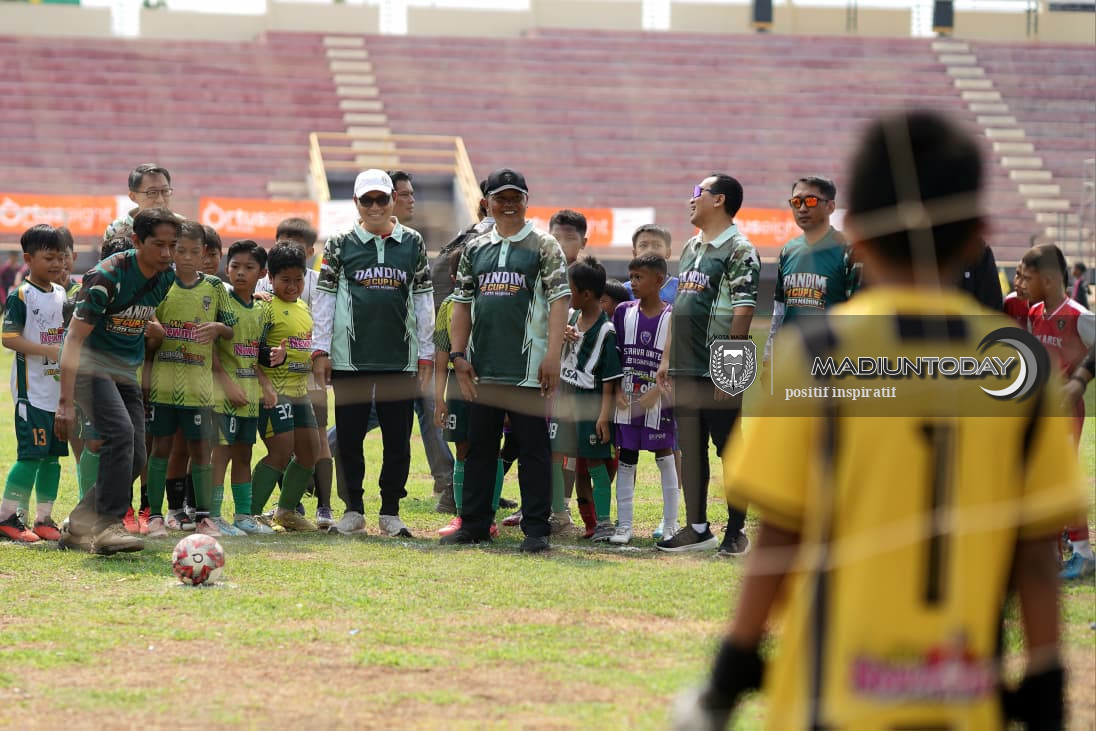 Foto 3 dari 19: Dari KU 10 hingga KU 12, Talenta Sepak Bola Cilik Asah Mental di Dandim Cup I Kota Madiun