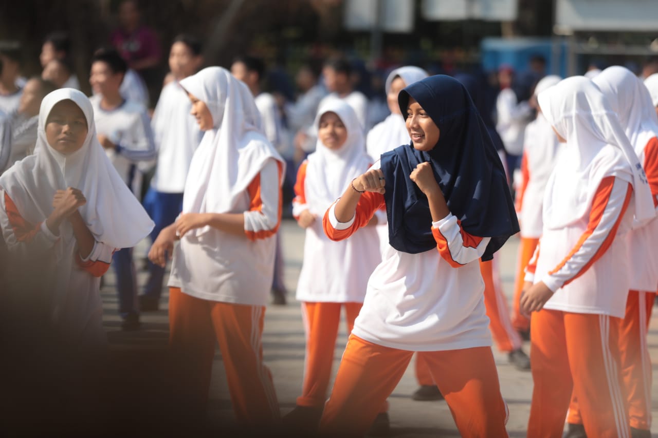 Foto 8 dari 12: Gerakan Aksi Bergizi di Sekolah Jadi Upaya Tekan Stunting dan Sosialisasi Kesehatan Pada Remaja