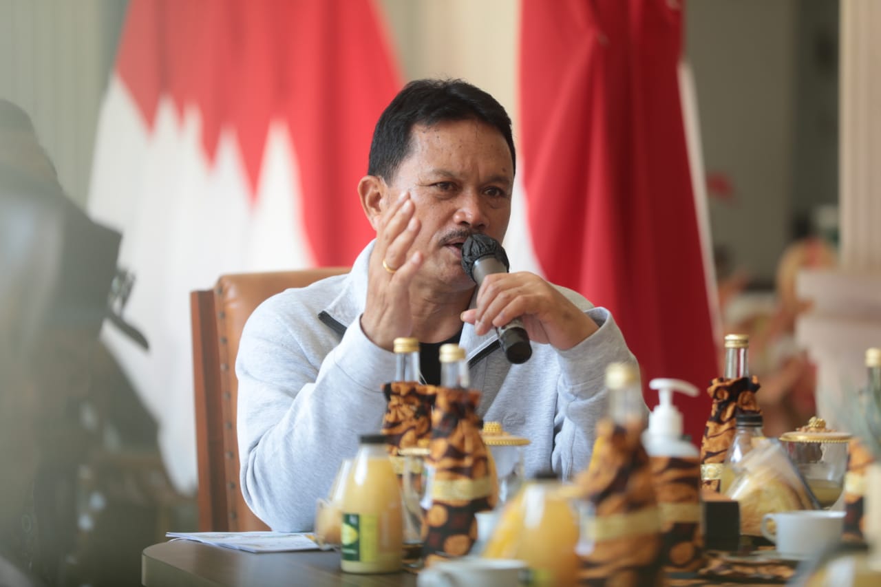 Foto 1 dari 7: Terima Tim Verlap PKP Award, Wali Kota Sampaikan Strategi Ketahanan Pangan Kota Pendekar