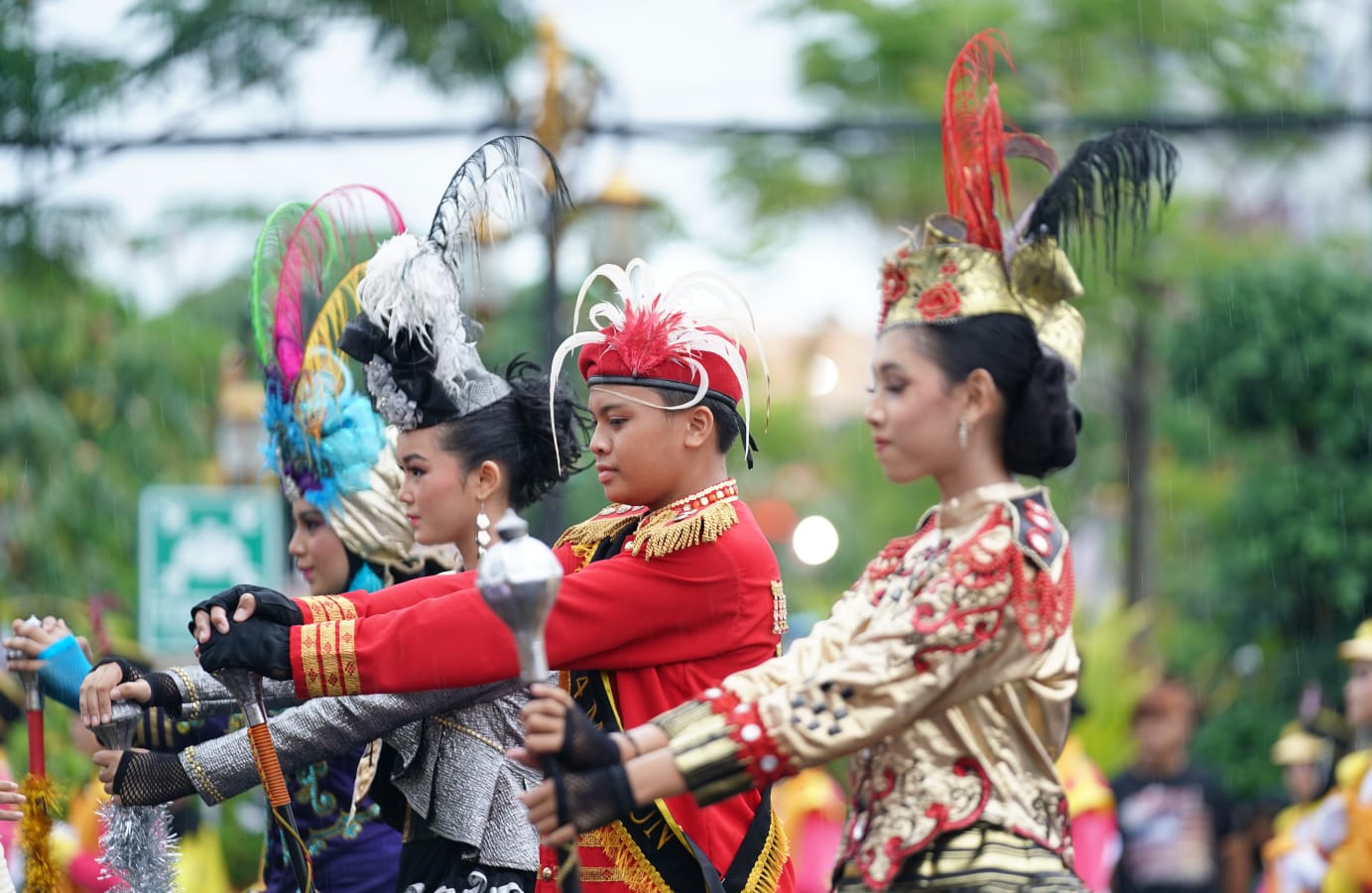 Foto 5 dari 10: Parade Senja Kembali Tersaji, Kali Ini Tim SMPN 4 dan MAN 2 Kota Madiun yang Unjuk Gigi