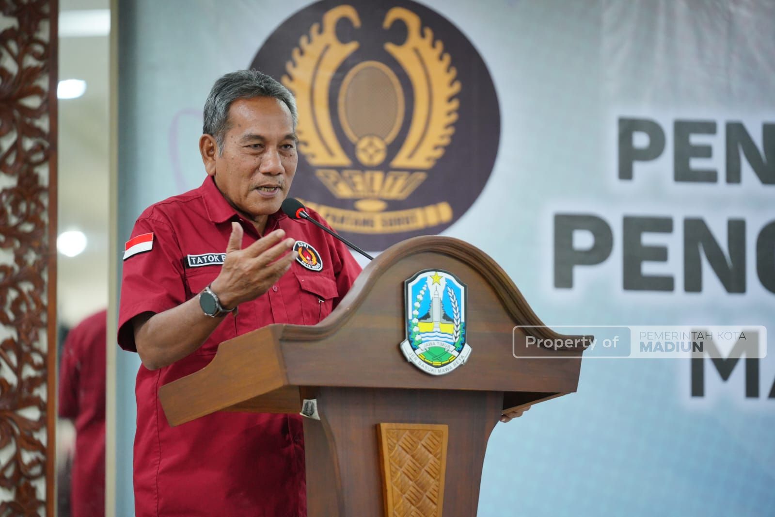Foto 3 dari 8: Hadiri Pelantikan Pelti, Wali Kota Pesan Tingkatkan Prestasi Atlet