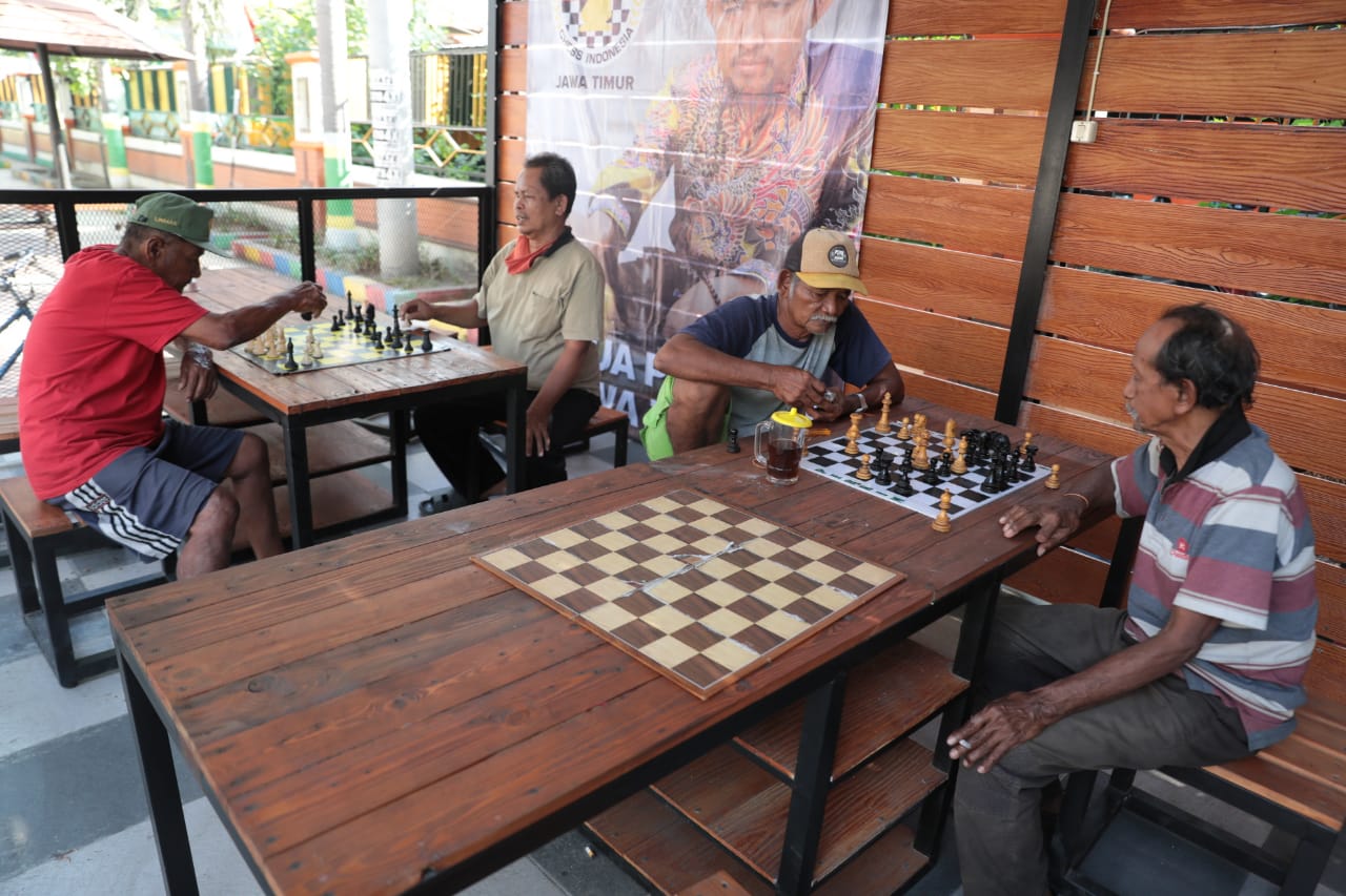 Foto 5 dari 6: Chess Area Abdurrahman Saleh Mulai Difungsikan, Percasi Siapkan Event Jaring Bibit Atlet Berbakat