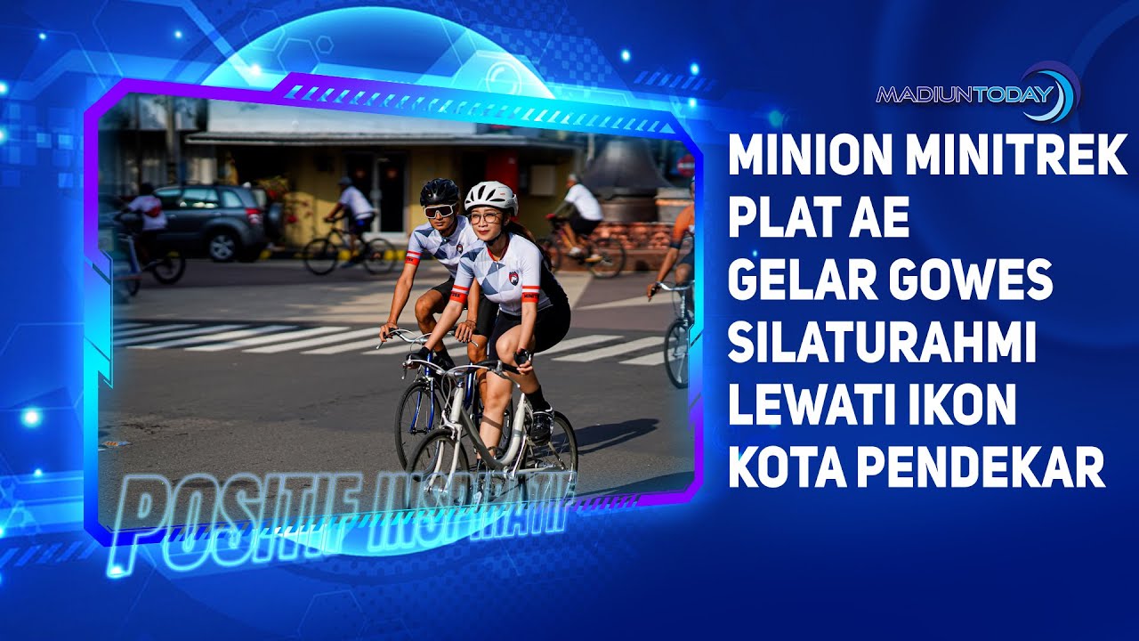 Minion Minitrek Plat Ae Gowes Silaturahmi Lewati Ikon Kota Pendekar